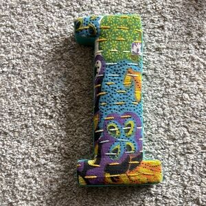 Anthropologie Multicolor Fabric Wall Letter 'I'